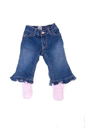 Algopix Similar Product 10 - Otium Brands Denim Pants with Pink