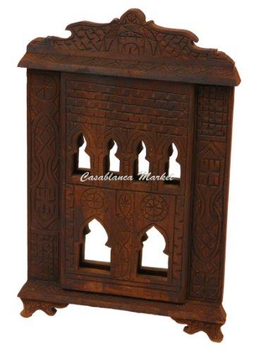 Algopix Similar Product 15 - Casablanca Market Handcarved Moroccan