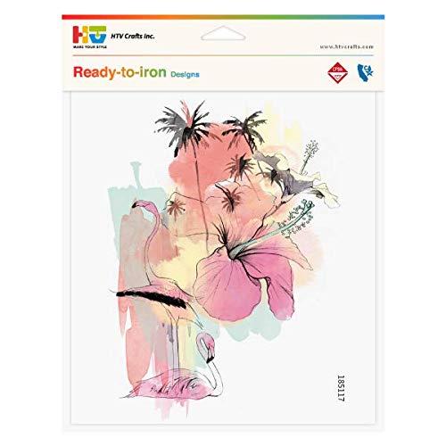 Algopix Similar Product 8 - Iron On Designs 8.5"x7.5" (Flamingo)