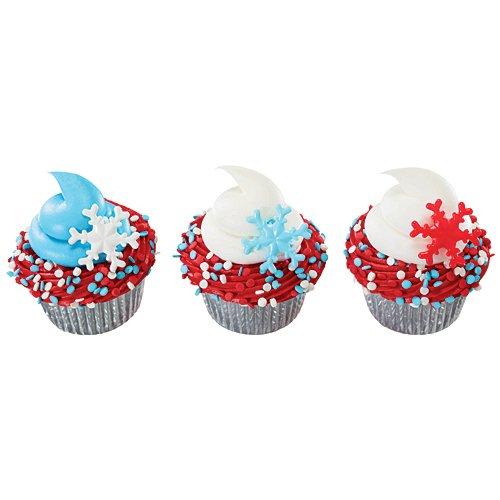 Algopix Similar Product 11 - Stumps Assorted Snowflake Cupcake Rings