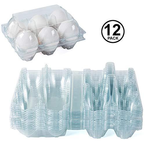 Algopix Similar Product 12 - Clear Plastic Premium EcoFriendly Egg