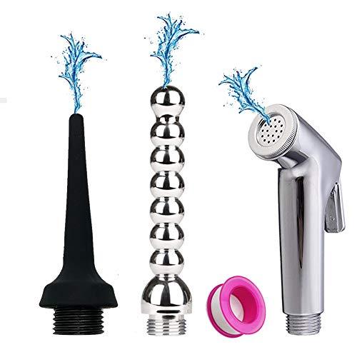 Algopix Similar Product 14 - ENECLEAN 3 Handheld Heads Enema Shower