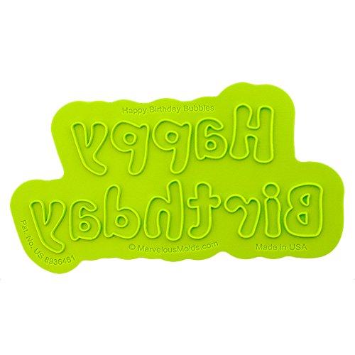 Algopix Similar Product 13 - Bubble Happy Birthday Flexabet Mold by
