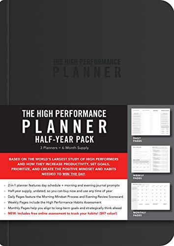 Algopix Similar Product 17 - The High Performance Planner HalfYear