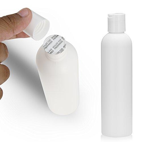 Algopix Similar Product 7 - 25pcs Empty White HDPE Bottle 8oz 