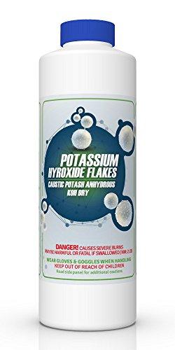 Algopix Similar Product 18 - Pure Potassium Hydroxide Flakes  2 LB