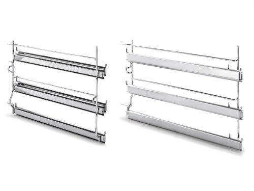 Algopix Similar Product 7 - Smeg 3 Level Telescopic Shelf Set