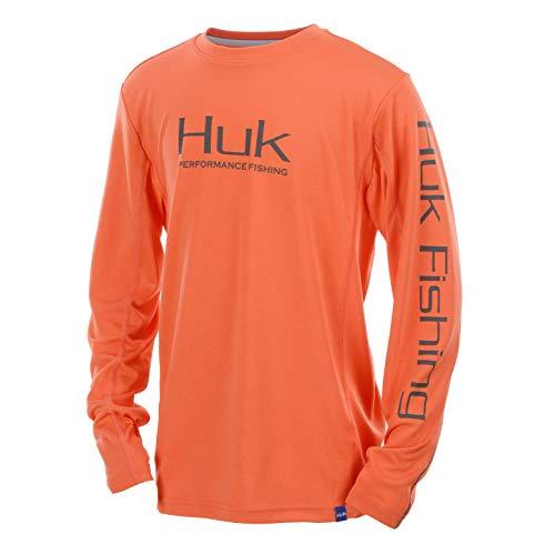 Algopix Similar Product 9 - Huk Youth  Icon X Long Sleeve Shirt