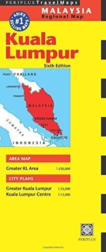 Algopix Similar Product 12 - Kuala Lumpur Travel Map Sixth Edition