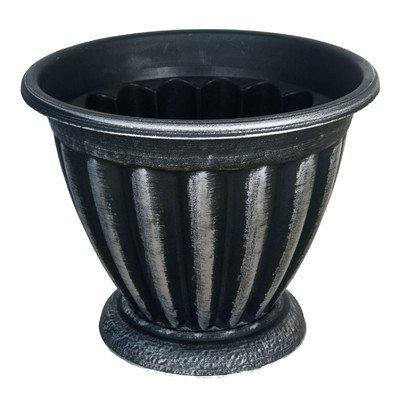 Algopix Similar Product 5 - Round Urn Planter Finish Black Size