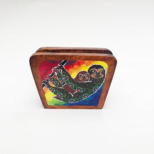 Algopix Similar Product 13 - Costa Rican Sloth print: napkin holder