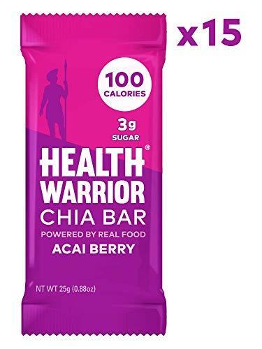 Algopix Similar Product 19 - HEALTH WARRIOR Chia Bars Acai Berry
