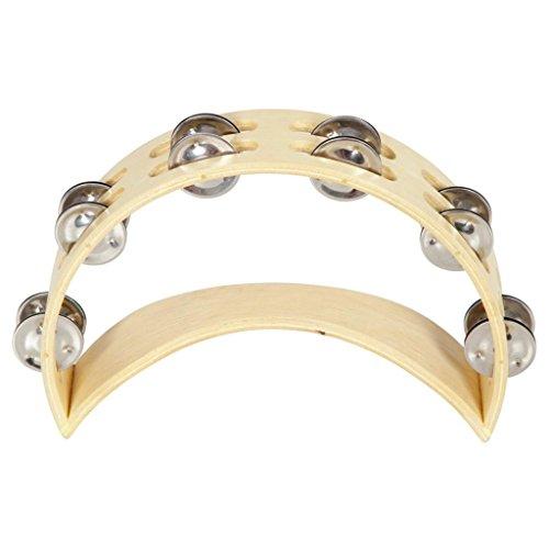 Algopix Similar Product 1 - Wood Crescent Tambourine