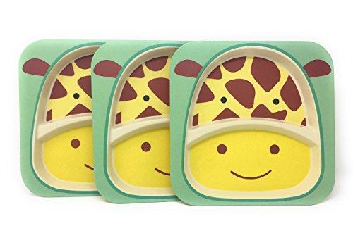 Algopix Similar Product 17 - Kids Plates  3 Pack Eco Friendly