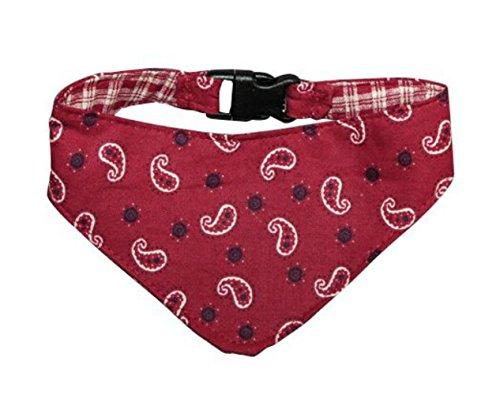Algopix Similar Product 20 - Red Mini Bandana 22 Large Reversible
