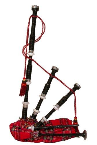 Algopix Similar Product 15 - Bagpipe, Black Rosewood,tartan Cover
