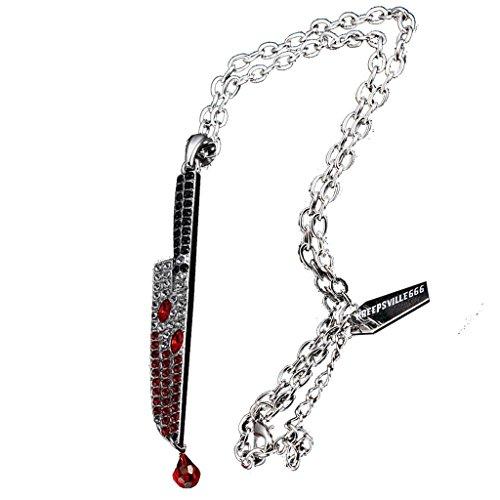 Algopix Similar Product 3 - Kreepsville 666 Diamonte Bloody Knife