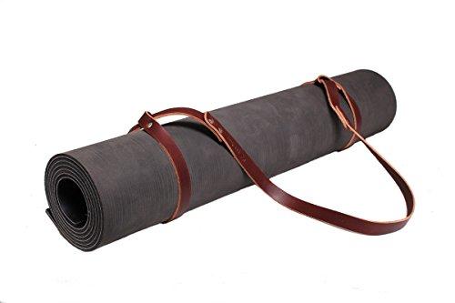 Algopix Similar Product 9 - Fyxation Leather Yoga Mat Holder, Brown