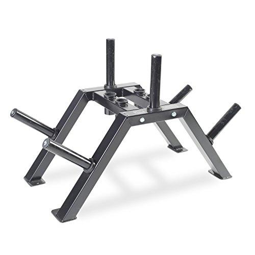 Algopix Similar Product 4 - CAP Barbell Olympic Plate & Bar Rack, 2"