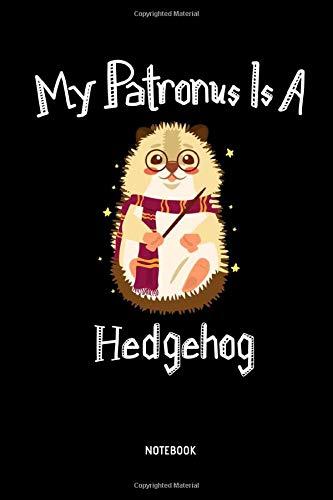 Algopix Similar Product 11 - My Patronus Is A Hedgehog  Notebook