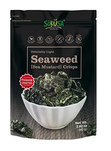 Algopix Similar Product 4 - SoKusa Seaweed Sea Mustard Crisps