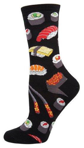 Algopix Similar Product 2 - Socksmith Sushi Socks Black 9-11 Black