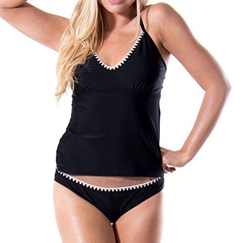 Algopix Similar Product 12 - Girl Juniors Active Sport Tankini Set