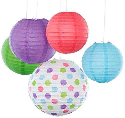 Algopix Similar Product 16 - Bobee Paper Lanterns for Birthday Party