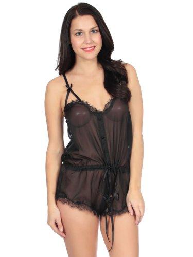 Algopix Similar Product 19 - Simplicity Lace Sheer Straps Lingerie