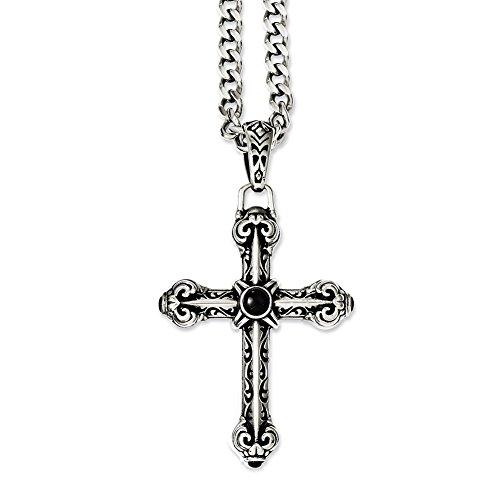 Algopix Similar Product 9 - Chisel Stainless Steel Antiqued Cross