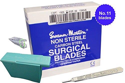 Algopix Similar Product 19 - Swann Morton No11 Scalpel Blades  Box
