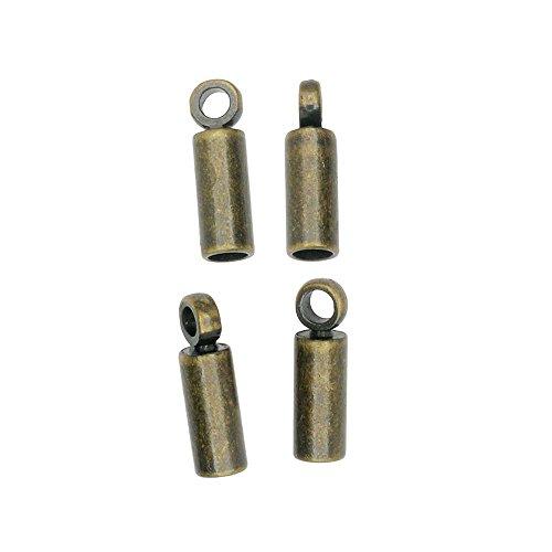 Algopix Similar Product 6 - Cord Ends Barrel with Ring 65mm Long