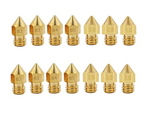 Algopix Similar Product 18 - Antrader 3D Printer Nozzle 20Pcs MK8