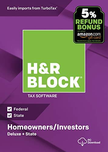 Algopix Similar Product 5 - HR Block Tax Software Deluxe  State