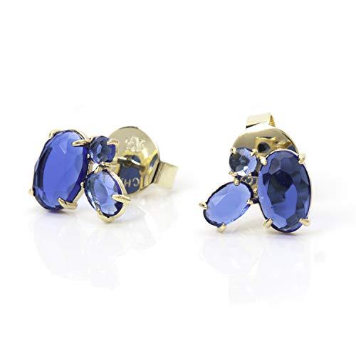 Algopix Similar Product 10 - Rivka Friedman Three Stone Poppy Blue