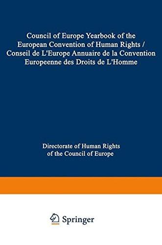 Algopix Similar Product 9 - Council of Europe Yearbook of the