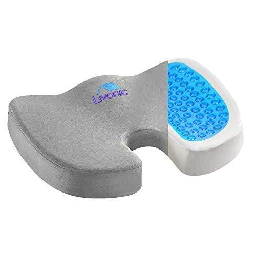 Algopix Similar Product 1 - Livonic Gel Enhanced Seat Cushion 