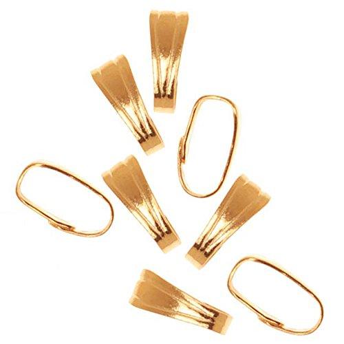 Algopix Similar Product 14 - Beadaholique 22K Gold Plated Snap Bail