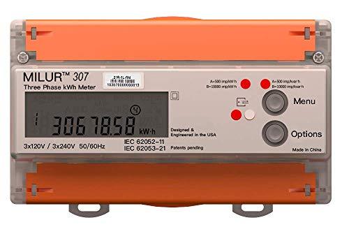 Algopix Similar Product 11 - Milur 307 Electric kWh Smart Meter 100A
