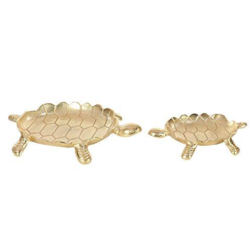 Algopix Similar Product 10 - Benzara Classy Aluminum Turtle Dish