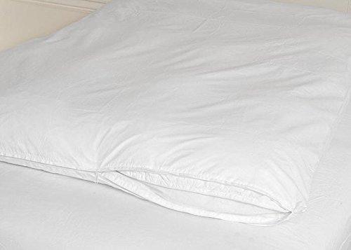 Algopix Similar Product 15 - Cotton Zippered Feather Bed Cover