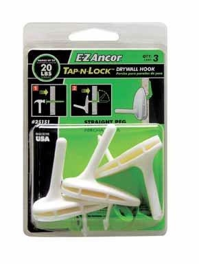 Algopix Similar Product 6 - 5 each TapNLock Anchors  Straight