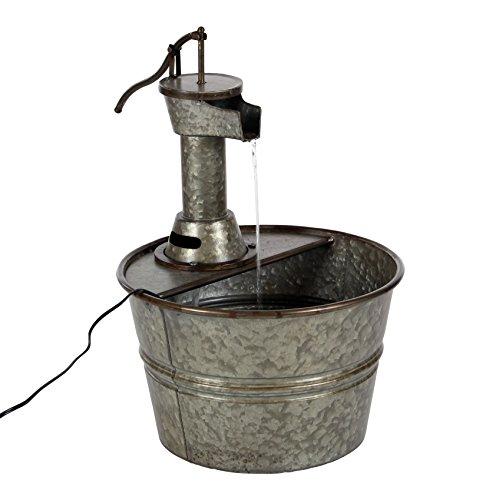 Algopix Similar Product 7 - Benzara Clannish Metal Water Fountain
