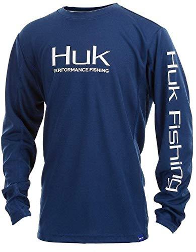 Algopix Similar Product 11 - Huk Youth  Icon X Long Sleeve Shirt