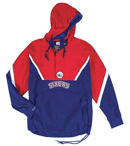 Algopix Similar Product 9 - Mitchell  Ness NBA Mens Anorak Half