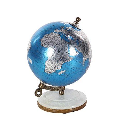 Algopix Similar Product 9 - Benzara Geographic Metal Pu Wood Marble