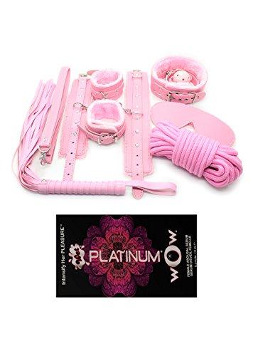 Algopix Similar Product 11 - Pink 9 Pc Bondage and Restraint Kit
