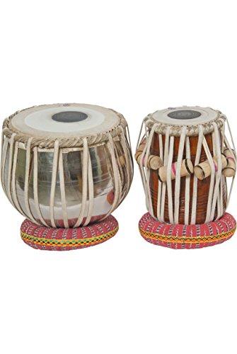 Algopix Similar Product 15 - Sajid Pro Tabla Set Nickel Plated Brass