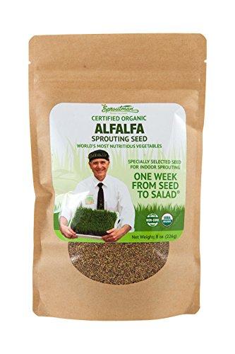 Algopix Similar Product 13 - Sproutman 8oz Organic Alfalfa Sprouting