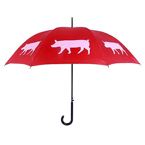 Algopix Similar Product 8 - San Francisco Umbrella Co RedPink Pig